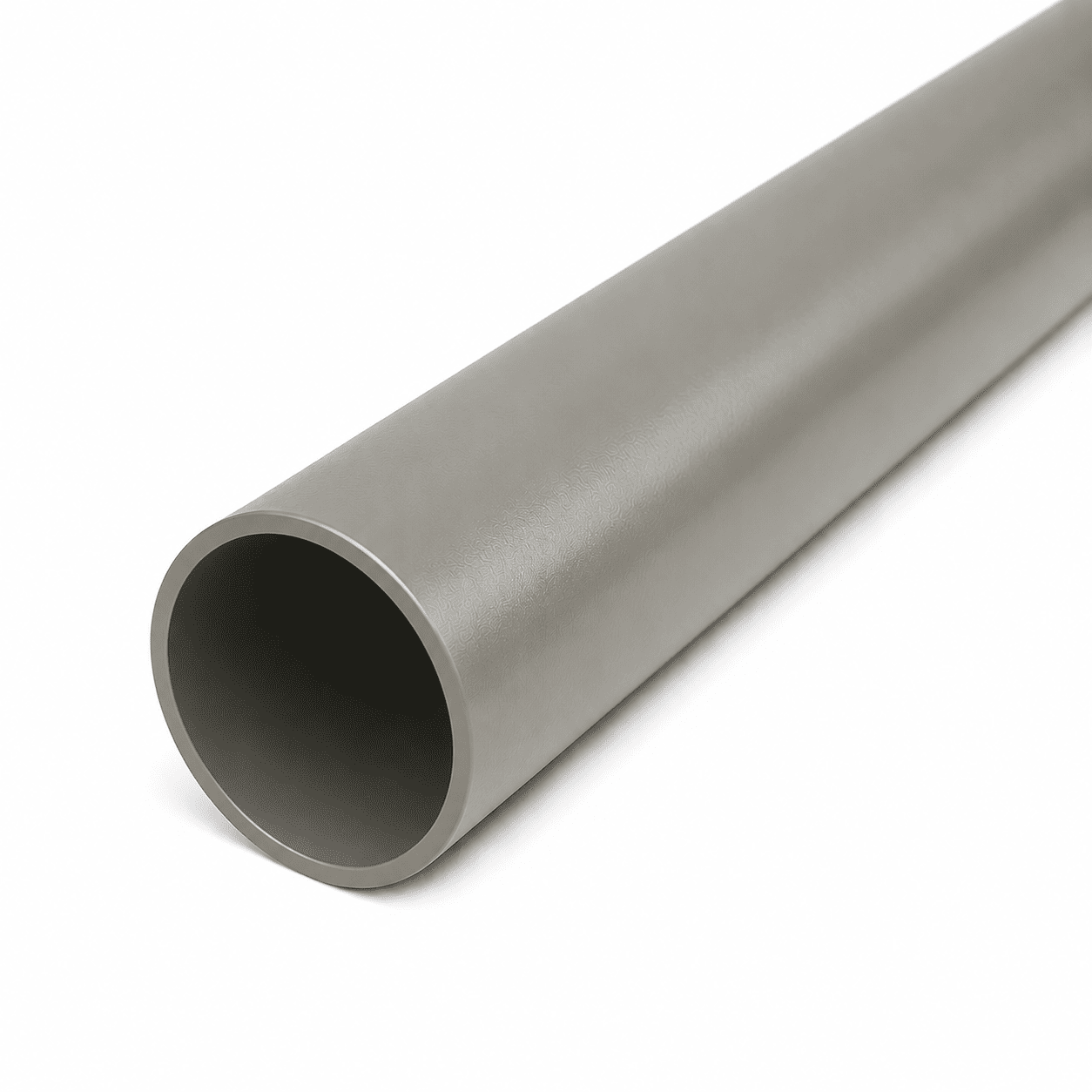 Poteau ronde dia 60/1.5mm - 2.80m BETON GRIS